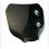 Tun'R black tuning headlight plate for motorcycle 2 vertical halogen optics 1