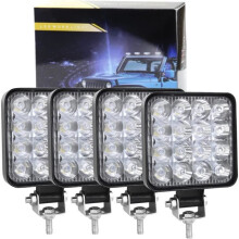 4 x 48 W työvalo 16 LED IP67 ajoneuvon työvalo 12 V 24 V JEEP SUVille