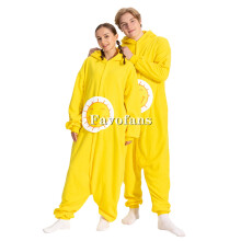 (Yellow, XL) Favofans Animal Kigurumi Adults Women Bear Onesies Pajamas Halloween Costumes Cosplay Jumpsuit Christmas Gift