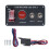 12V Carbon Fiber Ignition Switch Panel Car Engine Start Push Button Toggle Switch 4 in 1 2