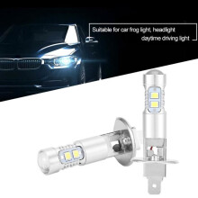 Kit lampadine per fari a LED Keenso Fendinebbia 2x H1 6000K Super White 100W per auto Fendinebbia HB010