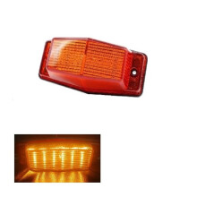 Luce di emergenza lampeggiante a LED arancione da 12 V-24 V per camion pesanti