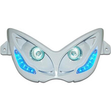 PER MBK 50 NITRO 1997>2012-YAMAHA 50 AEROX 1997>2012 ANTERIORE NERO