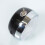 Round black and chrome front headlight optics Ø133 MBK moped moped 1