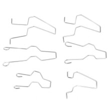 Fdit 6 pezzi Clip di fissaggio a molla per fari anabbaglianti Clip di fissaggio per lampadine dei fari