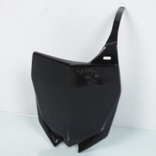 Piastra portanumero anteriore UFO nera per moto Yamaha 125 YZ 2015-2019