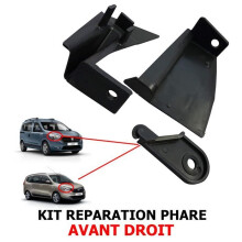 Kit di riparazione staffe di fissaggio clip fari ottici anteriori sinistro e destro compatibili COROLLA X (E15)