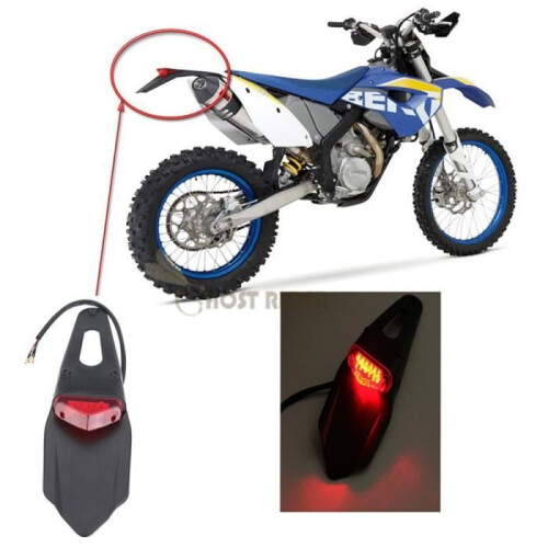 Auto Parts,Polisport Motorcycle Tail Light LED Tail Light and Enduro Tail Light, Tail Light, Supermoto