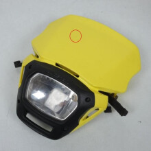 Acerbis Gele Optische Koplampplaat voor BA20D Motorfiets Gebruikt - MFPN: geel - BA20D-225930-1O