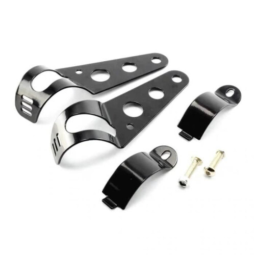 Universal optical headlight support bracket bracket set adaptable 41 - 43 mm multi-brand motorcycle
