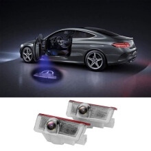 Letouch 2 pezzi di illuminazione a LED per portiera auto, proiettore laser, luce di benvenuto, luce di cortesia, logo ombra per