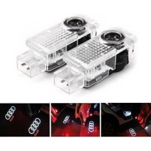 2x illuminazione a LED per portiera auto Audi con proiezione del logo L190 I03548 - CSECRG#0727-A0779