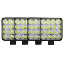 Confezione da 4 luci da lavoro a LED da 48 W con 16 LED, fascio luminoso spot per auto, SUV, ATV, fuoristrada, fendinebbia