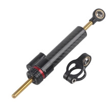 Ammortizzatore di sterzo - TBEST - Universale - Fibra di carbonio - Lega di alluminio CNC - Riduce l'affaticamento del pilota
