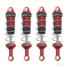 Amortecedor de carro RC de metal de 74 mm, acessórios e peças de reposição para MN86 MN128, escala 1/12