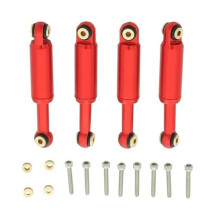 Conjunto de amortecedores de metal com 4 peças para Axial SCX24 90081 1-24, peças e acessórios para