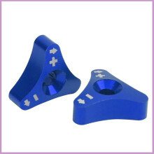 Cocosity Boulon d'amortisseur Blue Front Shock Absorber Bolt Adjustable Fork Knob For 250EXC 250EXCF 250SX moto outillage A (bleu)