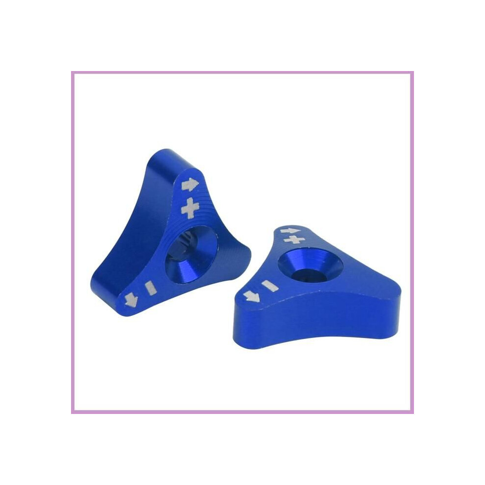 Cocosity Boulon d'amortisseur Blue Front Shock Absorber Bolt Adjustable Fork Knob For 250EXC 250EXCF 250SX moto outillage A (bleu)