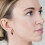 Classic Pear Garnet Drop Earrings in 9ct Yellow Gold 2