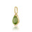 Pendentif péridot poire classique en or jaune 9 carats 2
