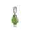 Classic Pear Peridot Pendant in 9ct White Gold 2