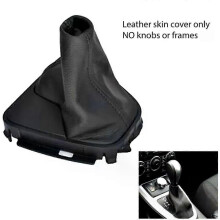Soufflet de levier de vitesse manuel à coutures noires pour Land Rover Freelander Mk2 2006-2014