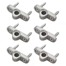 Luifeloogpen 6x metalen ogen Vervangende camperhaakhouder Dakdragerbeugels 8 mm montage