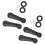 4 Pcs Gray Plastic Universal Car Window Winder Cranks Handle Lever 1