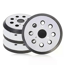 Tamponi di ricambio per levigatrice orbitale, 4 pezzi, tamponi abrasivi con gancio e anello da 5 pollici,