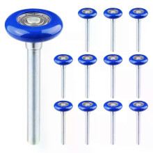 12 stuks 18 inch nylon afgedichte garagedeurrollen, stil/duurzaam en met hoge belasting en hoge prestaties