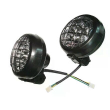 2Pcs LED Scheinwerfer für Yamaha Banshee 1987-2006 Objektiv Birnen Lichter Grills Krieger 350