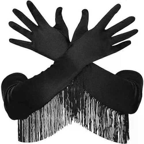 Vintage διαγωνισμός όπερας Μουσικό Stretch Tassel Γυναικεία μακ