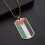 Κρεμαστό κολιέ από ανοξείδωτο χάλυβα Palestine Flag για άνδ 2