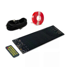 Cartello LED programmabile con messaggio scorrevole, cartello LED per negozi, display digitale flessibile,