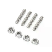 Tuerca de espárrago para colector de escape (4 piezas) para Sportster, Dyna, Softtail, Glide, Fatboy,