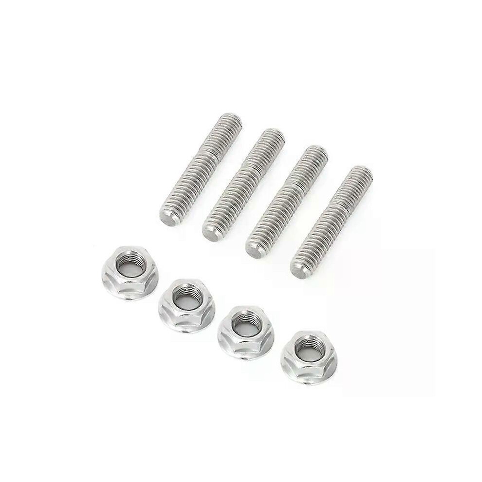 Écrous de goujon de collecteur d'échappement 4 pièces pour Sportster Dyna Softtail Glide Fatboy Touring