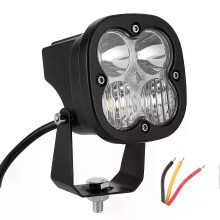 Faro da lavoro a LED da 31 pollici 40W RGB 6000K con staffa regolabile per auto e moto Faro da lavoro