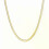 Πανκ Clavicle Flat Snake Choker Αλυσίδα κολιέ 3mm Χρυσό Χρώμα Ανοξείδω 1