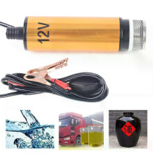 12V elektrische dompelpomp voor water, olie, diesel, brandstof, draagbare dompelpomp voor