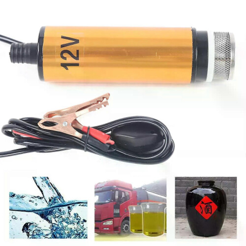 12V 3.8Cm Rvs, 12V Dompelpomp Pompe Dompelpomp Voor Water Dieselolie Kerosine Tanken Tool 8500R/M