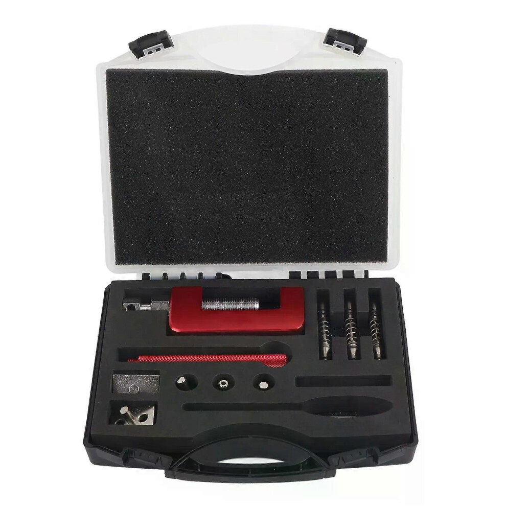 Tagliacatena Universale Per Moto, Tagliacatena, Rompicatena, Rivettatrice, Set Con Scatola Portaoggetti