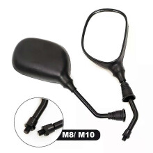Motocykel spätné zrkadlá 8mm 10mm závit M10 M8 pre GY6 50cc 110cc 125cc 150cc čínska štvorkolka