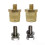 Auto Terminal Paar Messing Pole Adapter 6/8mm Gewinde SimpleInstall 1
