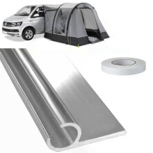 Awning Rail C Channel 8 X 05m Strip With D/S Tape 400 Cm For Campervan Motorhome Caravan Outdoor Camping
