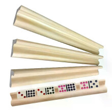 4 vassoi per domino, porta domino in legno, porta tessere per domino, treno messicano, mahjong per bambini,