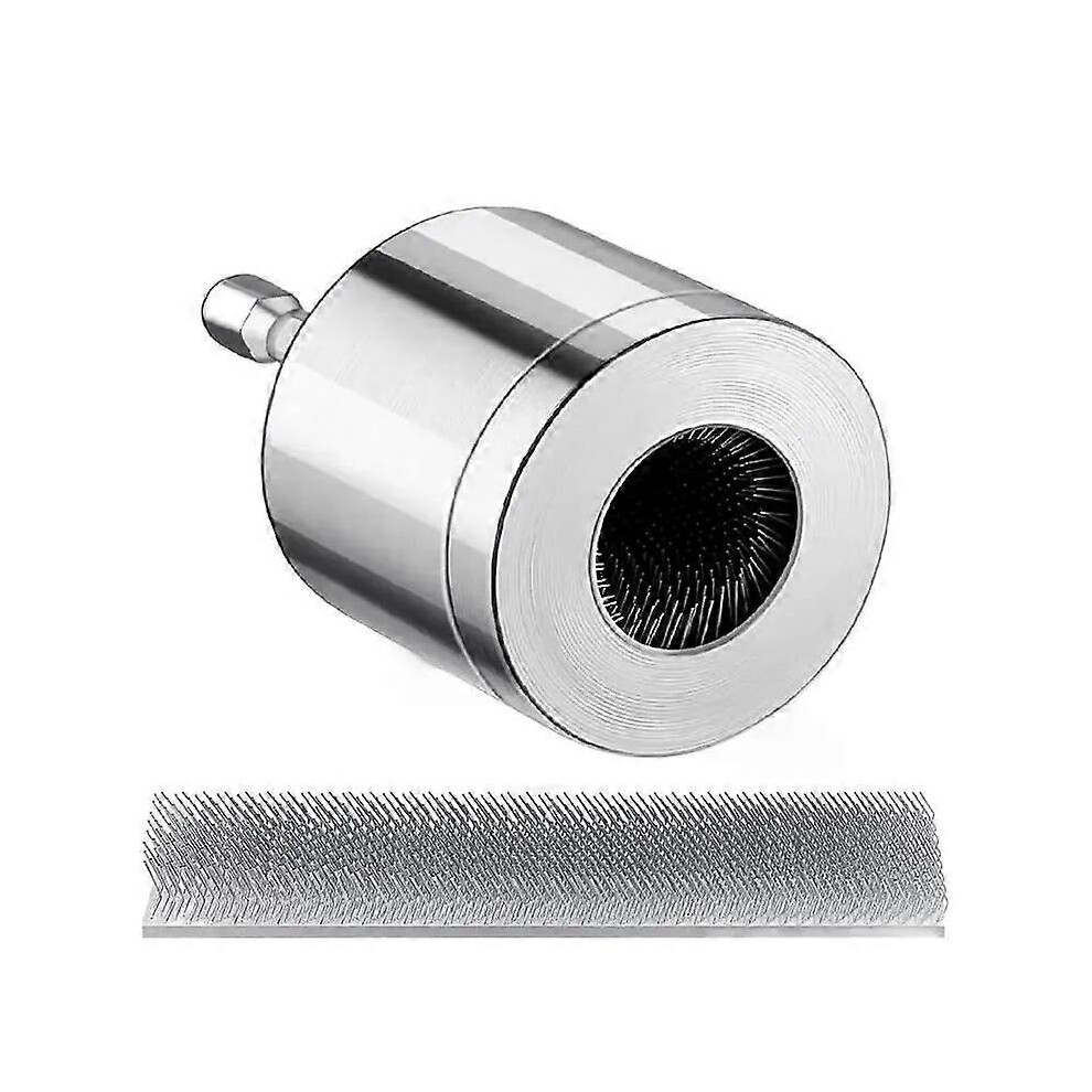Brosse de nettoyage pour tubes en cuivre pour perceuse 15 mm/22 mm Brosse de nettoyage pour tubes métalliques