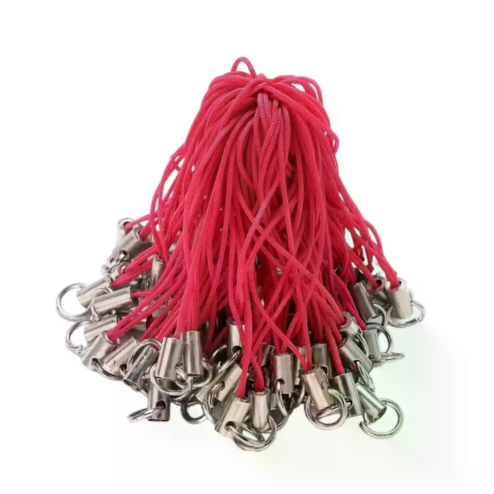 Lot de 100 sangles de téléphone portable, cordons de téléphone, bijoux à faire soi-même, cordons légers