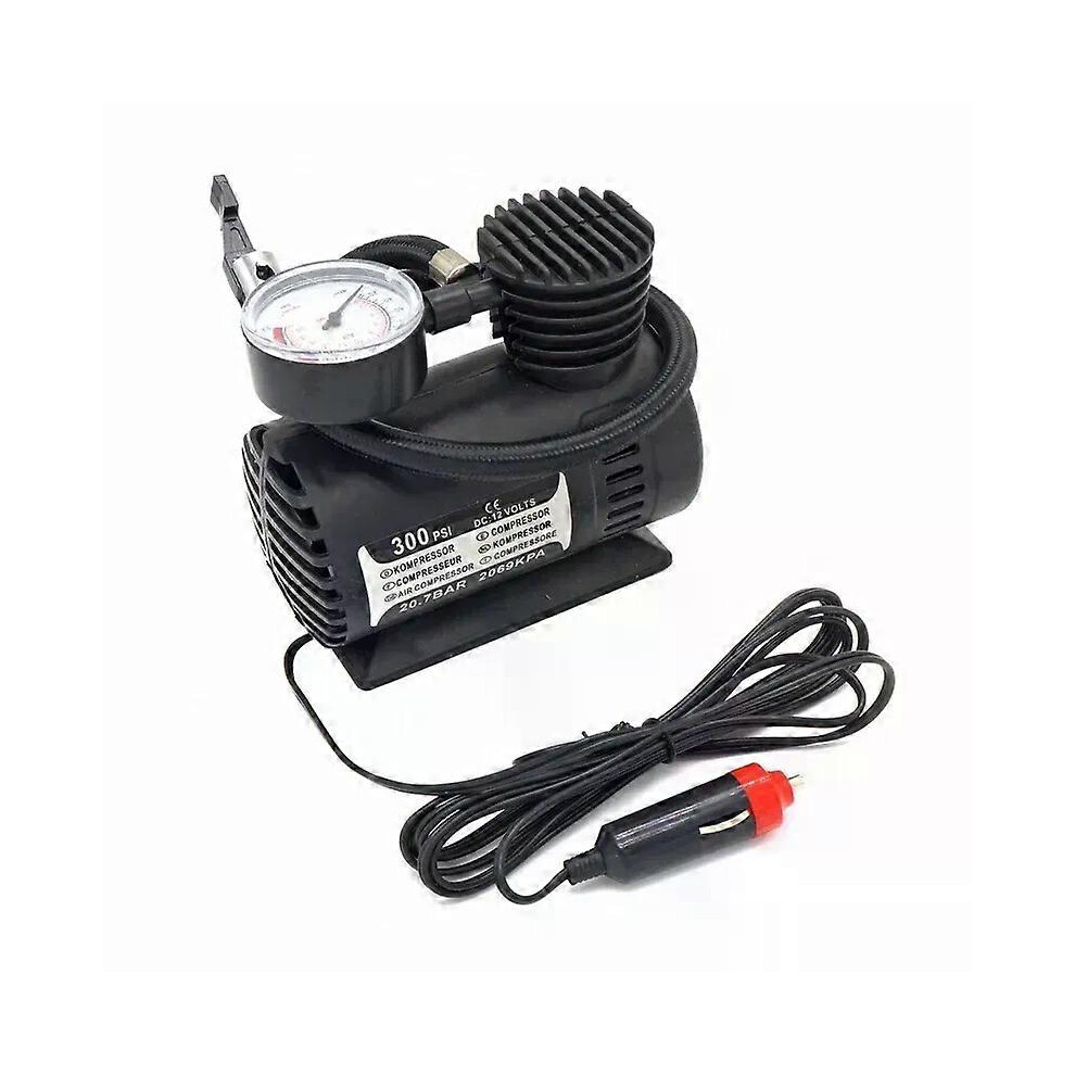 Pompe à air électrique automatique 12 V, compresseur d'air 300 psi, mini gonfleur de pneus de voiture,