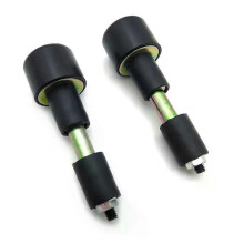 2 pezzi 7/8 22 mm CNC estremità manubrio moto manopole tappi terminali antivibrazioni nero parti moto
