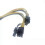 18AWG EPS CPU 8 ακίδων σε 2 θύρες PCIE 8 ακίδων Dual PCI-Express 6+2 ακίδ 2